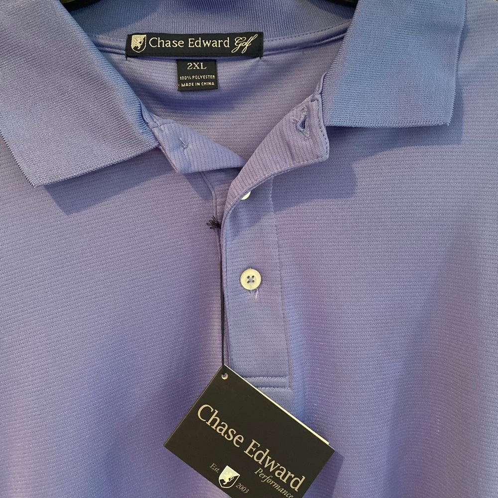 NWT Chase Edwards golf polo